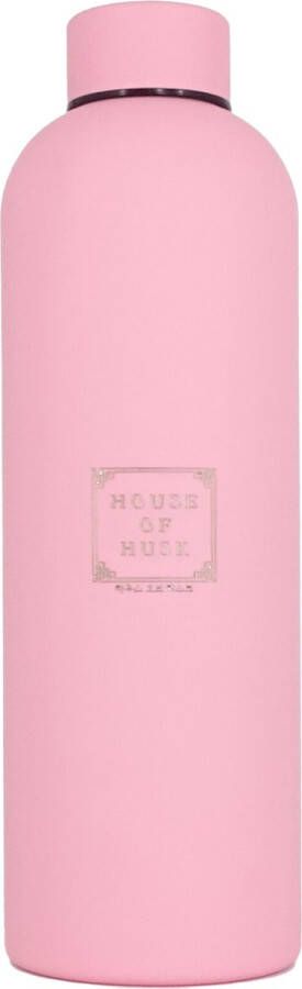 House of Husk Thermosfles Drinkfles 750ml Roestvrij Staal Thermosbeker Dubbele Isolatie Draaidop Mat Wit