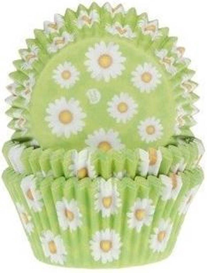 House of Marie Cupcake Vormpjes Baking Cups Madeliefje pk 50