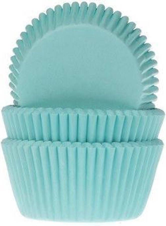 House of Marie Cupcake Vormpjes Baking Cups Turquoise pk 50