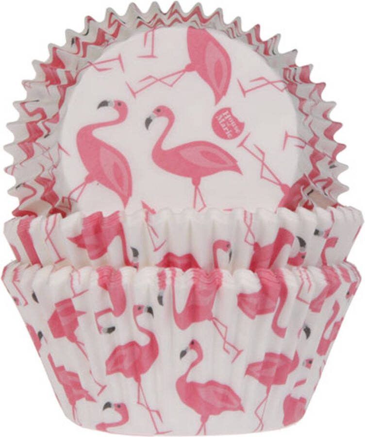 House of Marie Cupcake Vormpjes Flamingo pk 50 Baking Cups