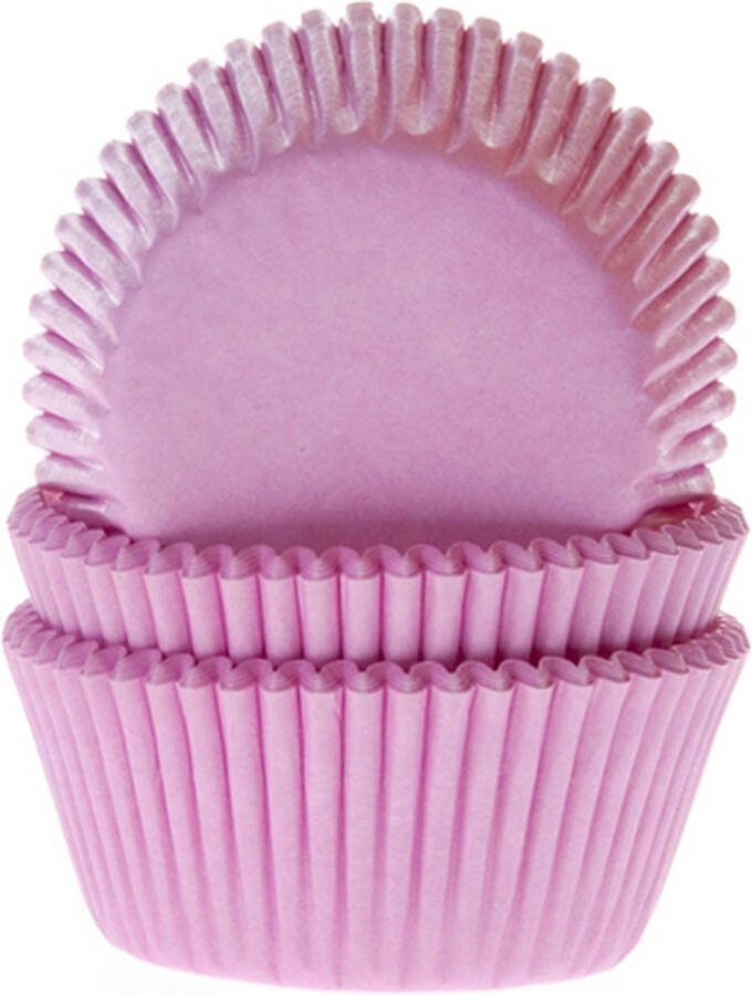 House of Marie Cupcake Vormpjes Licht Roze pk 50 Baking Cups