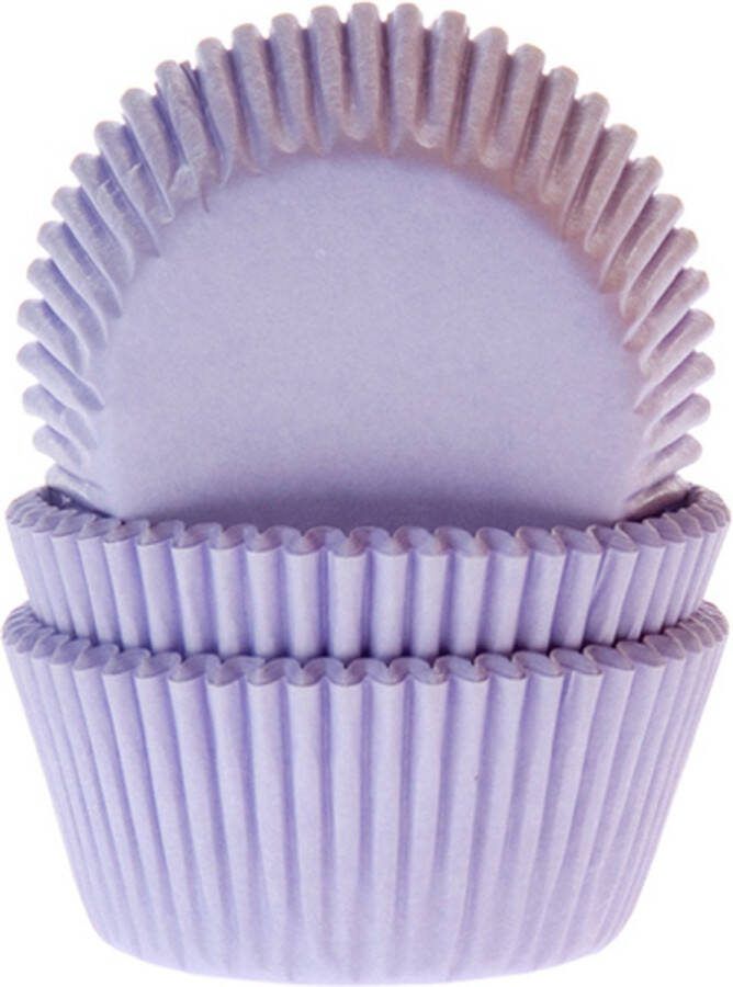 House of Marie Cupcake Vormpjes Lila pk 50 Baking Cups