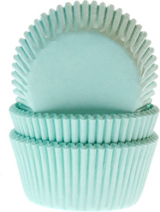 House of Marie Cupcake Vormpjes Mint pk 50 Baking Cups