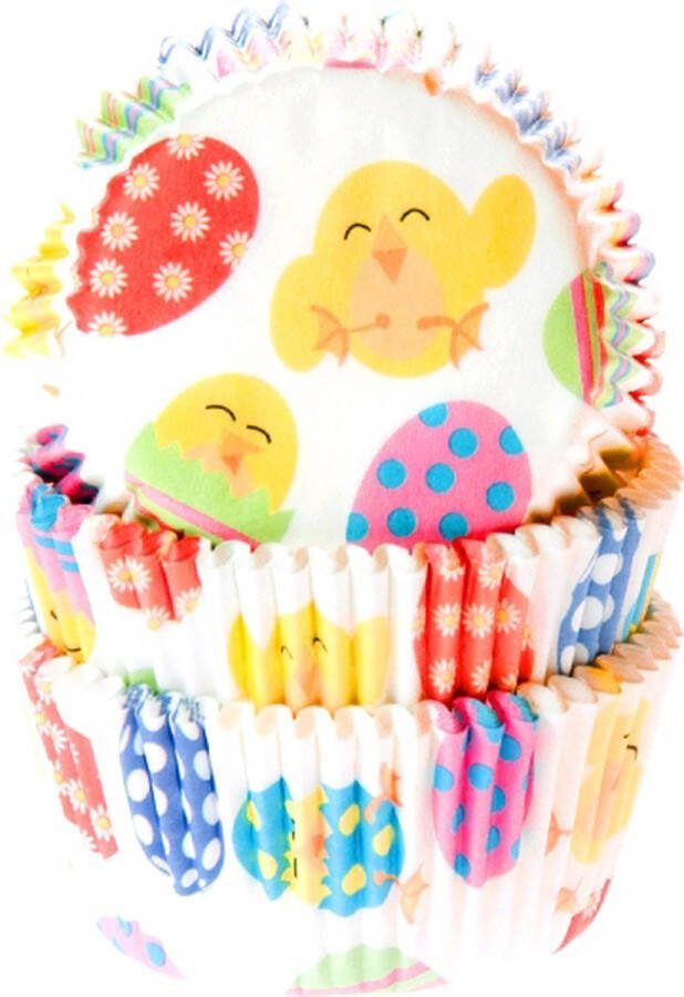 House of Marie Cupcake Vormpjes Paaskuiken pk 50 Baking Cups