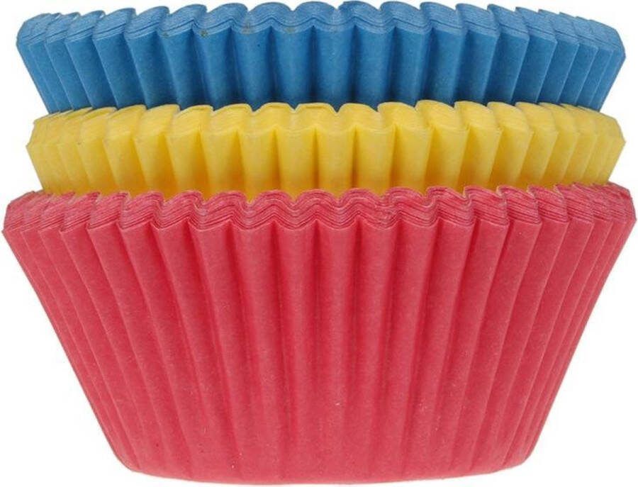 House of Marie Cupcake Vormpjes Assorti Primair pk 75 Baking Cups