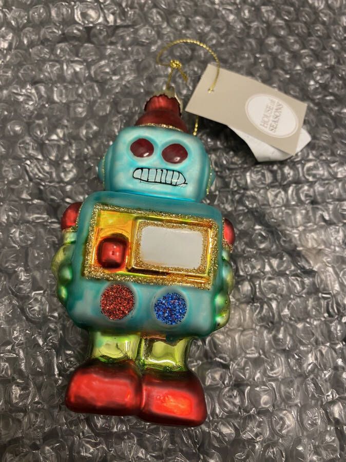 House of Seasons kersthanger ornament robot