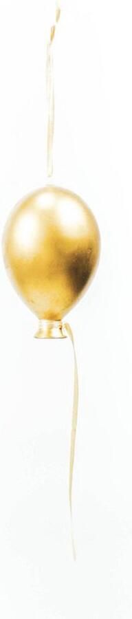 Housevitamin Ballonhanger goud Groot Glas 6 5x10 5 cm Ballon Ornament Decoratie