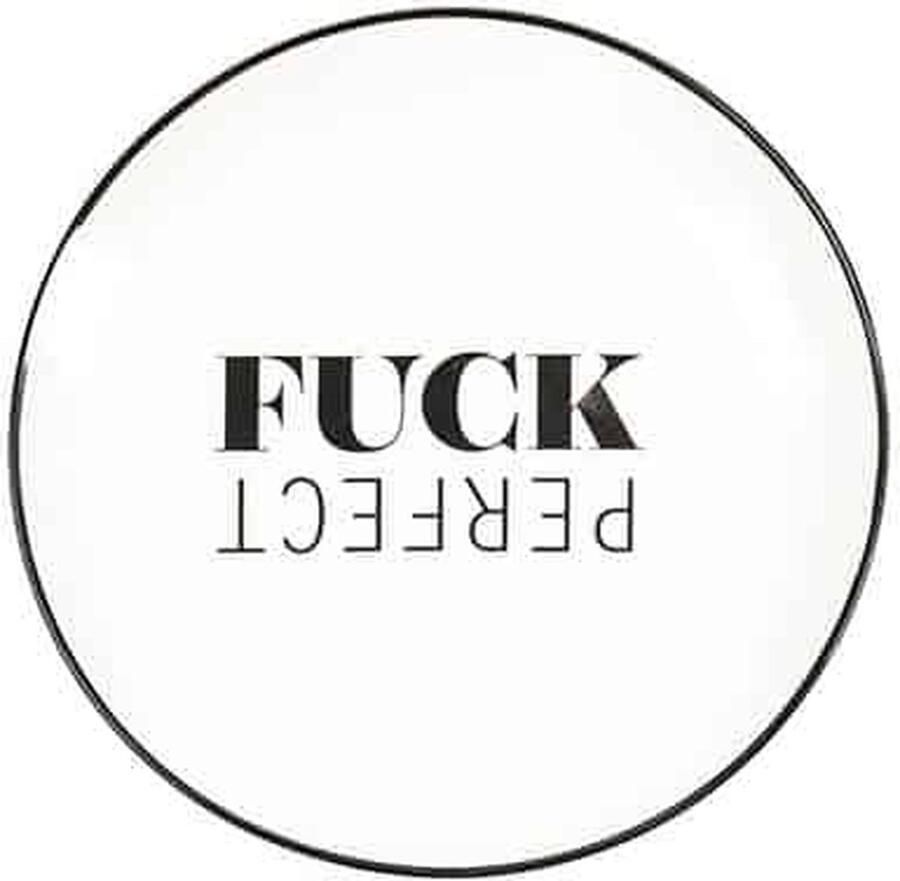 Housevitamin HV Gebaksbordje 'Fuck Perfect''- Ø18cm