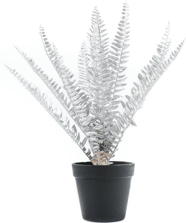 Housevitamin Zilveren Kunstplant Varen 15x30x45cm