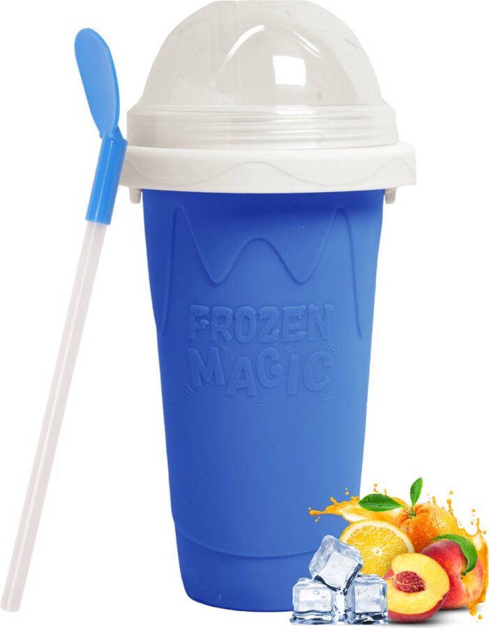 Housify Slushy Maker Slush Puppy Maker Beker Cup Blauw
