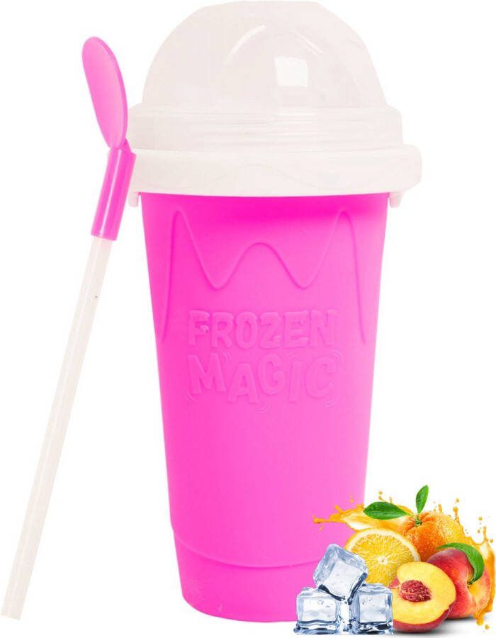Houseify Housify Slushy Maker Slush Puppy Maker Beker Cup Roze