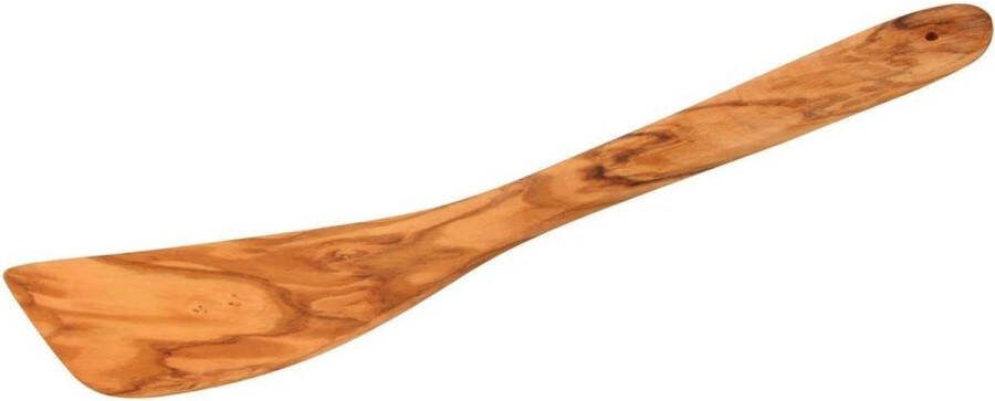 Hout Fackelmann eco-vriendelijke spatel OLIVE 30 cm olijf en keuken – spatel die robuust is en duurzaam keukengerei van met een unieke en mooie structuur (Kleur: bruin) Aantal: 1