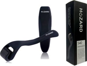 Hozard Derma Roller Baardroller 540 Micro Naalden Baardgroei kit Baard Roller Cadeau voor mannen Baardgroei stimuleren Dermaroller Haargroei
