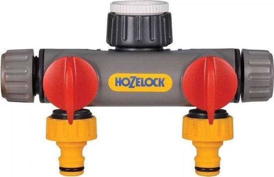 Hozelock 2-WEG WATERVERDELER 3 4” 1 2'' EN 1