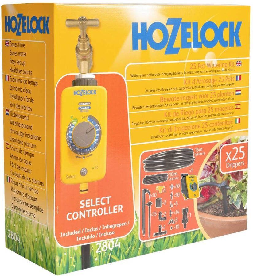Hozelock 2804 1240 Druppelbewateringsset voor 25 potplanten