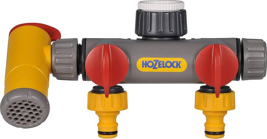 Hozelock 3-weg waterverdeler Flowmax aftapkraan