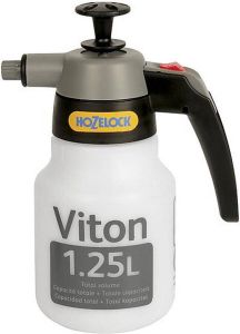 Hozelock drukspuit Viton 1 25L voor agressieve chemicaliën