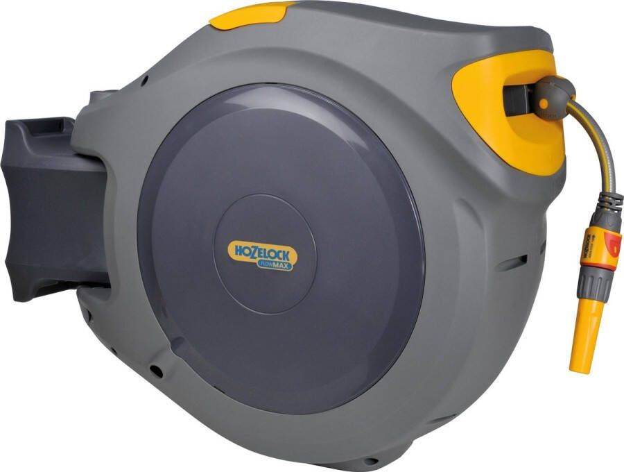 Hozelock Auto Reel Wandslangbox Flowmax 30 meter Ø 15 mm slang startset koppelingen & tuinspuit