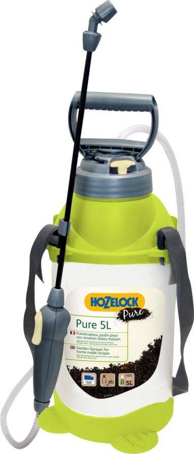 Hozelock drukspuit PURE 7 liter voor natuurlijke gewasbescherming