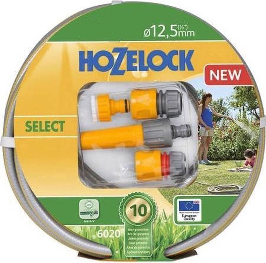 Hozelock Select slangset Ø 12 5 mm 25 meter universele tuinslangset