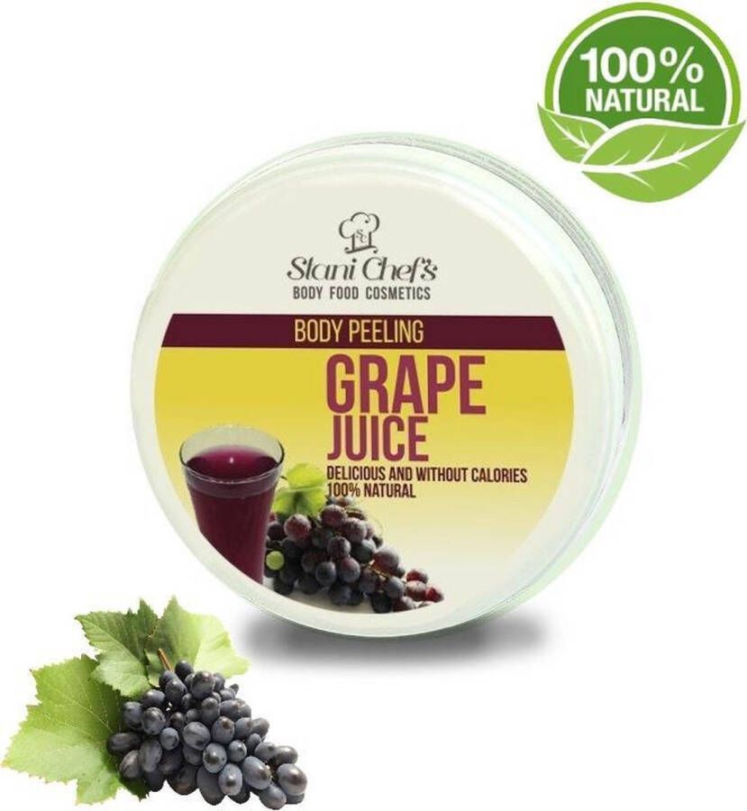 Hristina Organic Body Scrub Grape Met Vitamine A & E 250ml