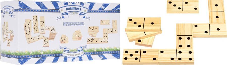 H@S Decoration Domino Hout spelletjes voor kinderen Houten speelgoed spellen houten speelgoed 3 jaar kerstcadeau