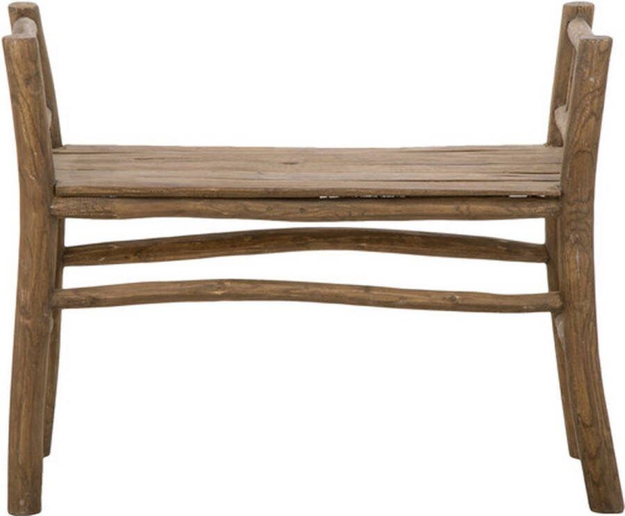 HSM Collection HSM Decoratieve Bank Pank 80x30x64 Antiek Teak