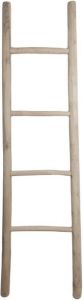 HSM Collection Decoratieve ladder 35-45x5x150 Naturel Teak