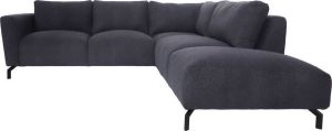HSM Collection Hoekbank Rechts 2.5-zits Stockton 261x248x88 Alpine Indigo 90