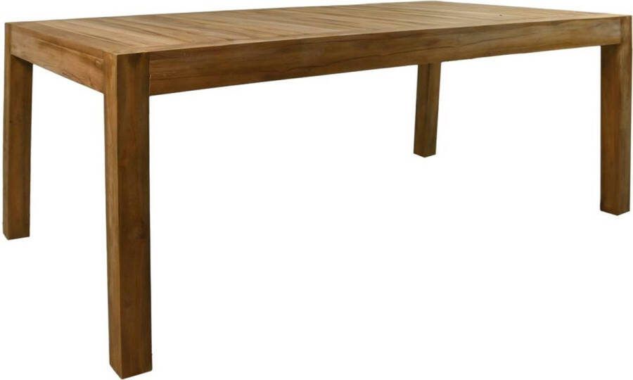 HSM Collection -Rechthoekige Tuintafel Aruba-200x100x76-Naturel-Teak
