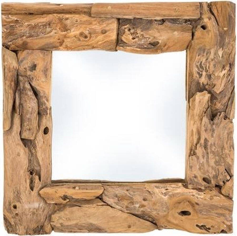HSM Collection spiegel Dimos naturel 50x50 cm Leen Bakker