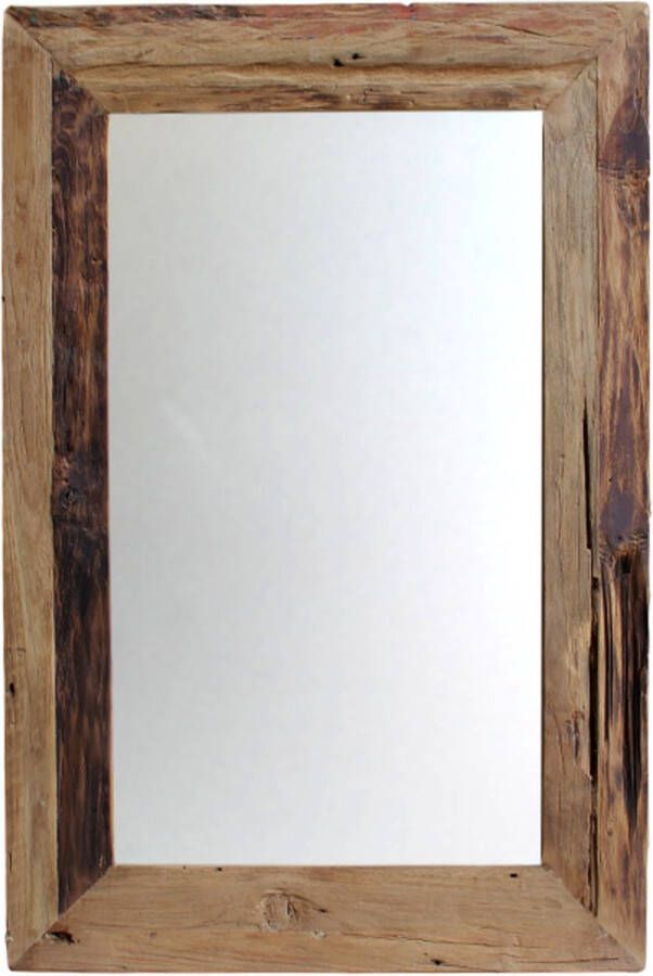 HSM Collection -Wandspiegel Rustiek 120x60 cm drijfhout teak