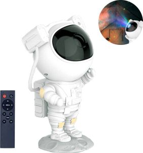 HUAYUGUO Led-sterrenhemel projector astronaut Galaxy Light met afstandsbediening en timer sterrenprojector kinderen en volwassenen Smart Star projector wit sterrenlichtprojector 230 x 110 mm
