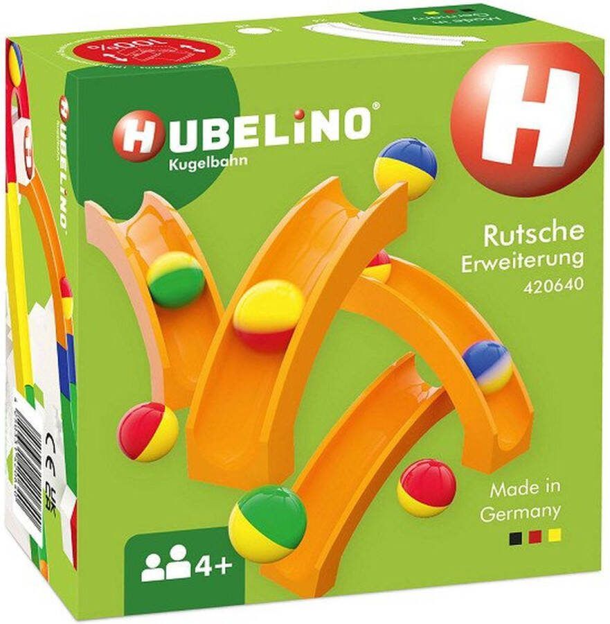Hubelino knikkerbaan aanvulset glijbaan delen 12 delig