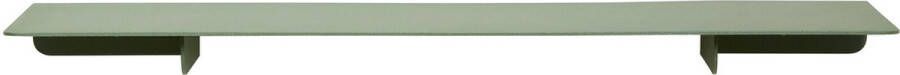 Hubsch Interior HÜBSCH INTERIOR FOLD groene wandplank van metaal 50x15xh5cm
