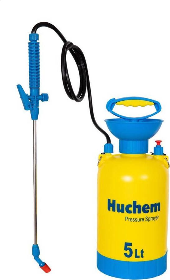 Huchem Drukspuit 5L Vernevelaar Handsproeier Nevelspuit Sprayer