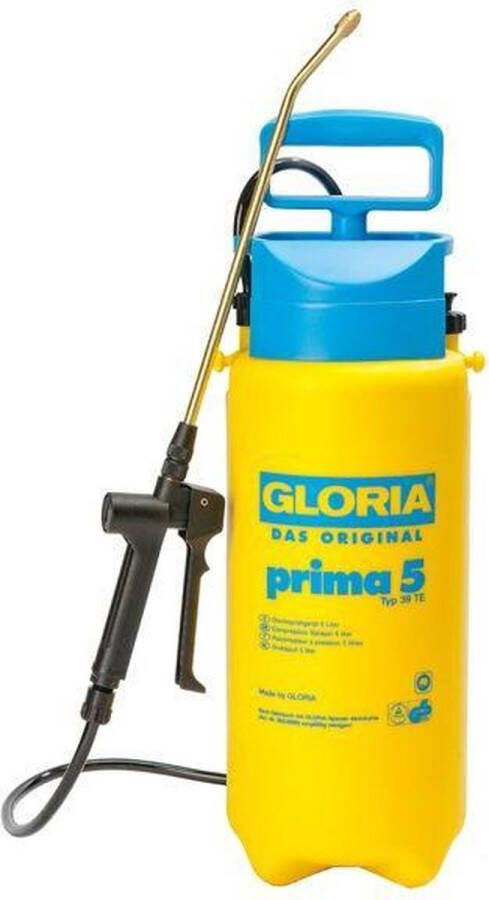 Huchem Gloria Prima 5 L Drukspuit Nevelspuit Professioneel