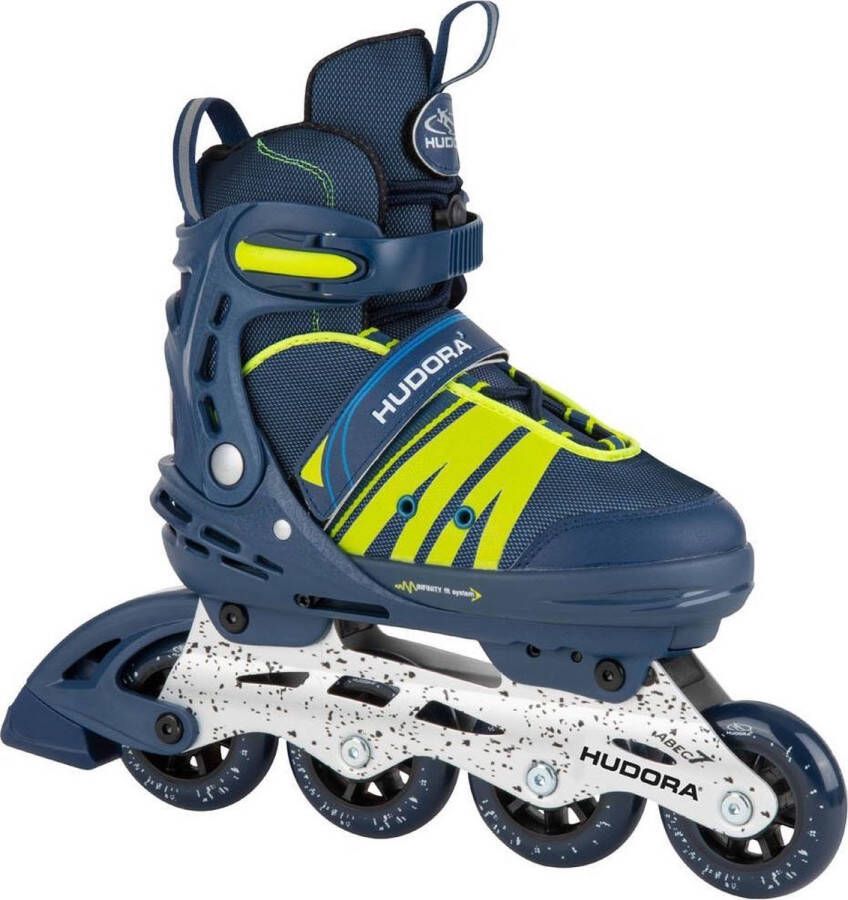 Hudora Comfort Inline Skates Soft Boot Inline Roller Skates Adjustable in Length and Width Comfort Inline Skates Deep Blue Size 29-34 28450 Deep Blue 29-34