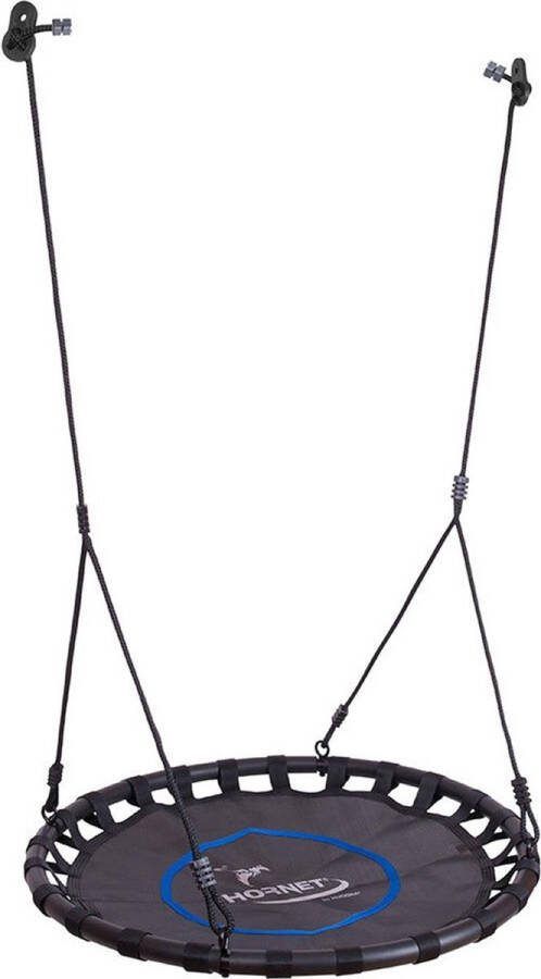 Hudora Nestschommel Ø 90 cm (Zwart Blauw)