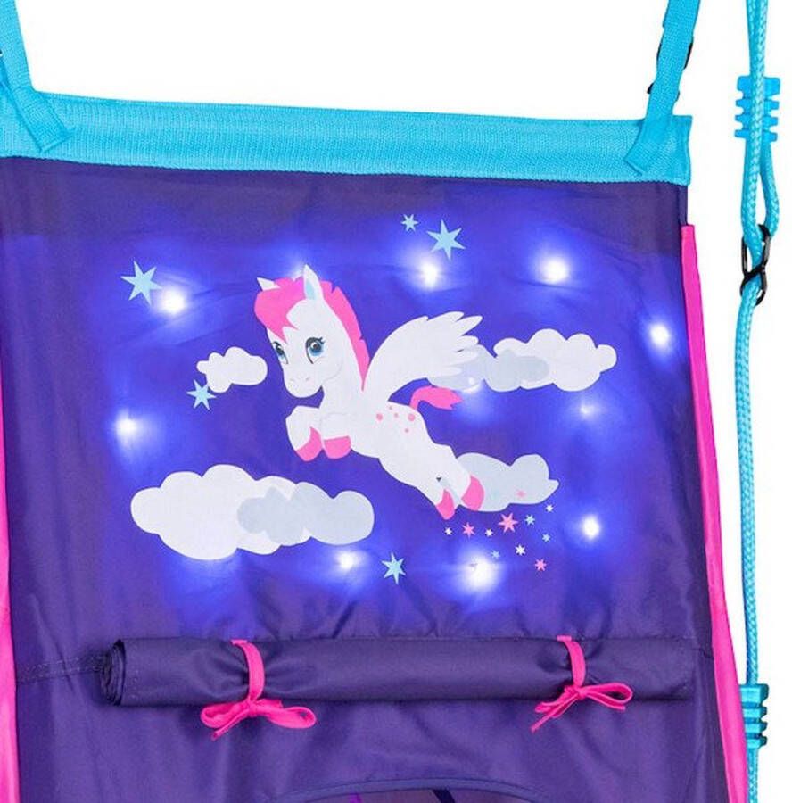 Hudora Nestschommel Pony met Tent LED