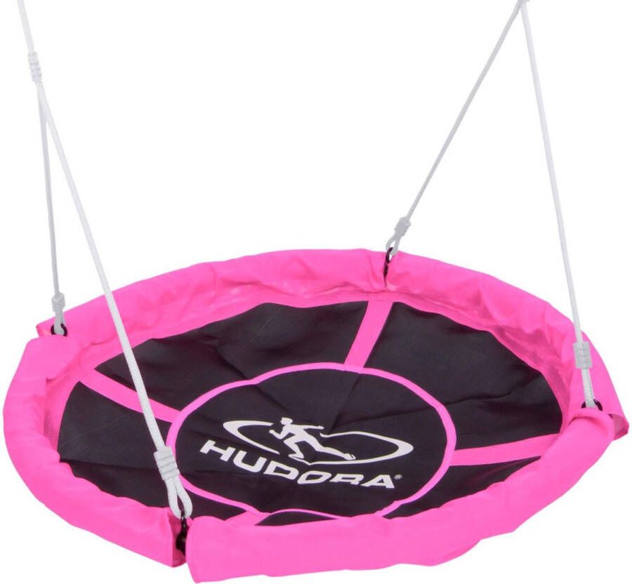 Hudora pink net swing schommel 110 cm rose