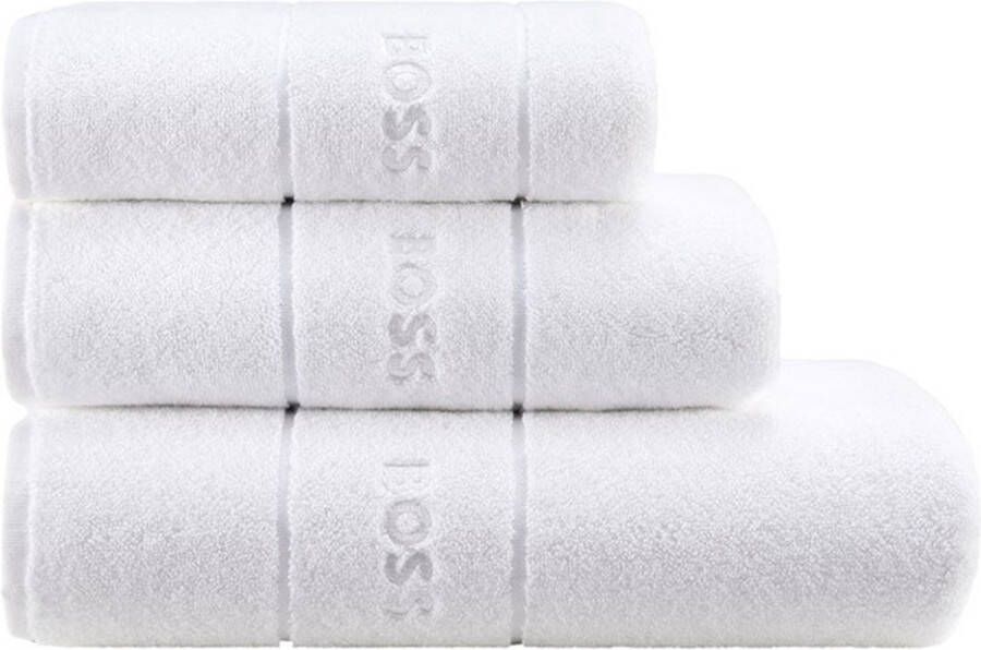 Hugo Boss handdoek Plain Ice 50x100 cm