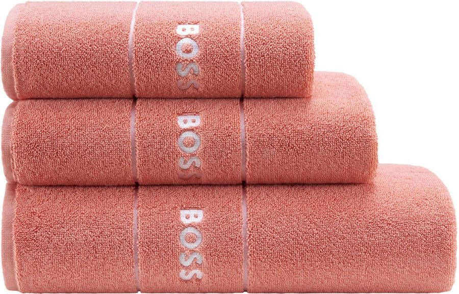 Hugo Boss handdoek Plain Sorbet 50x100 cm