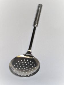 Huishoudkado.nl Schuimspaan Frituurschep Oliebollenschep L=33cm Dia=11 5cm