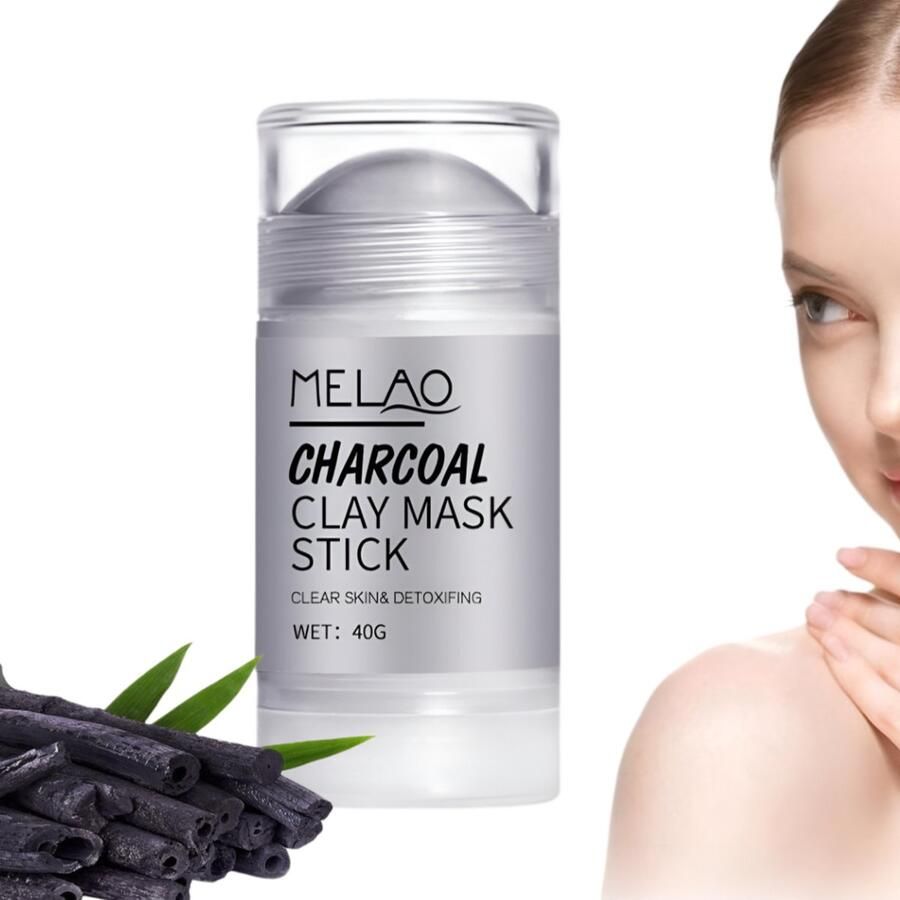 Huizing Charcoal Clay Mask Stick Huidverzorging Gezichtsmasker Natuurlijke en Verzorgend Verkoelend Houtskool Hydraterend – Black head verwijderen – Acne -Mee-eters – Verzachtend Crème