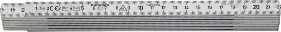 Hultafors A 59-2-10 Duimstok Aluminium 2m