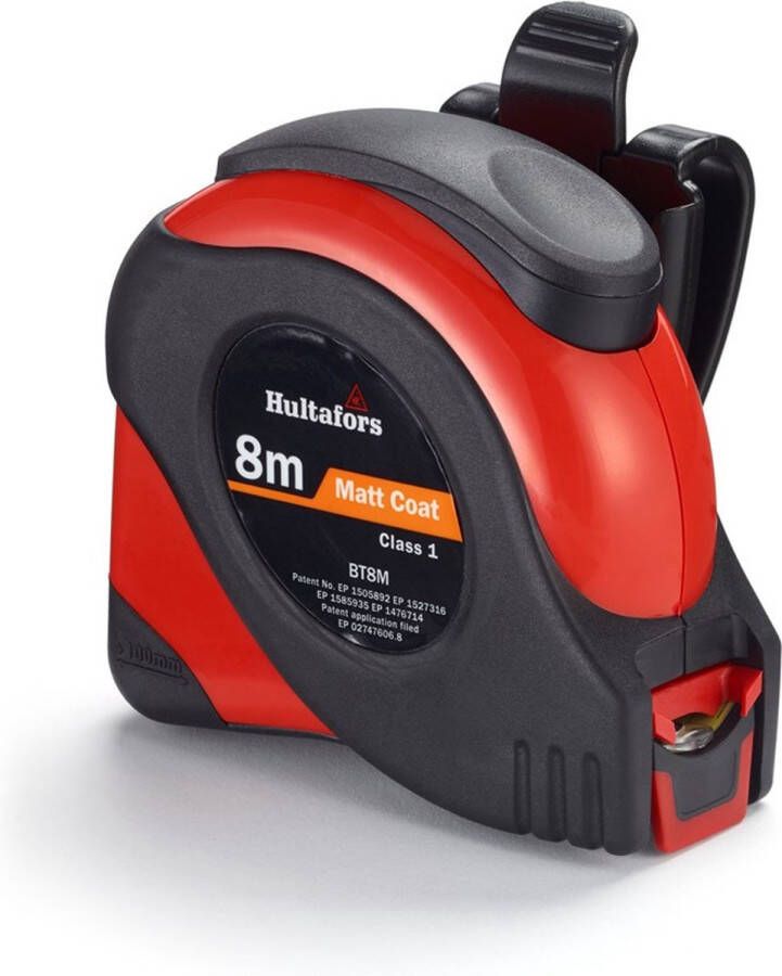 Hultafors BT 8M Rolmaat Staal 8m x 25 mm met markering beide zijden