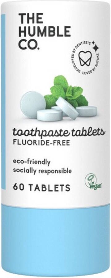 Humble Brush Humble Tandpasta Tabletten zonder Fluoride 60 stuks