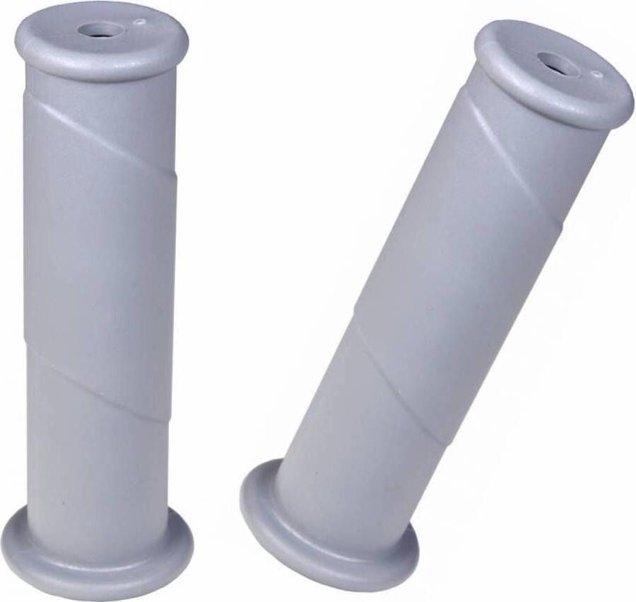 Hummer Kruiwagen Handvatten Rond Grijs 30mm (set verpakt)