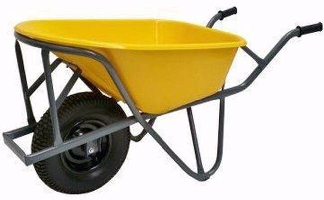 Kruiwagenwinkel.nl Stratenmakers kruiwagen 90 liter met binnen- en buitenband